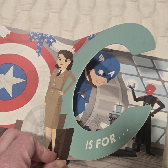 Marvel Alpha Block Book - Picture 3 of 5